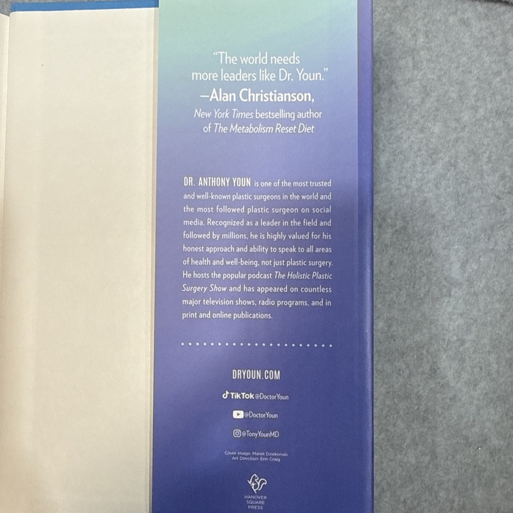 New Younger For Life By Anthony Youn MD Hardcover Holistic Health Longevity - Picture 5 of 9